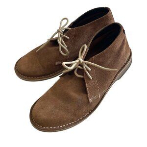 Veldskoen Heritage Chukka Boots Size 13 Tan Suede Leather Lace Up Desert Shoes